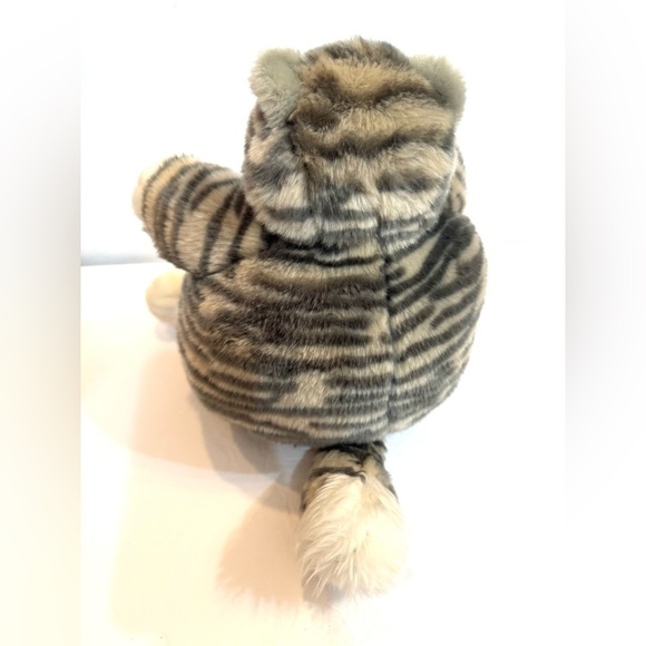 Unipak Grey Tabby CAT PLUMPEE Plush Toy 9" - Picture 3 of 6